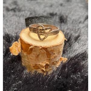 .925 Sterling Silver heart ring